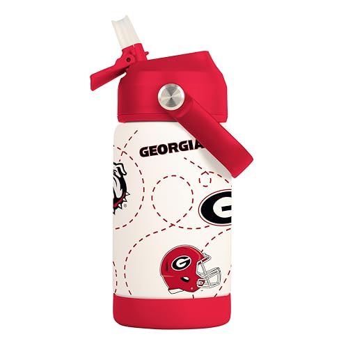 Image of Logo Brands NCAA Mascot Stainless-Steel Kids Bottle -Soft Silicone Mouthpiece, Easy To Carry, Kid-Friendly Design- Great For School & On-The-Go