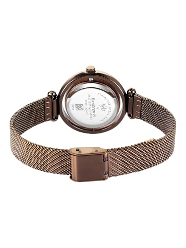Fastrack brown stainless steel watch – image 7
