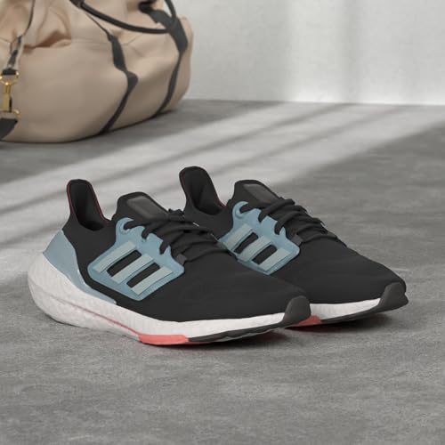 Image of adidas Men's Ultraboost 22 Running Shoe, Black /Magic Grey /Turbo, 10