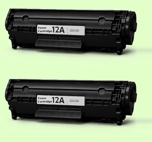Image of CANOFF Q2612A Laser Printer Cartridge Compatible with 1020,M1005,1018,1010,1012,1015,1022,1022N,1022NW,3015, 3020,3030,3050,3050Z,3052,3055Cartridge (12A Toner Cartridge Pack of 2pc.)