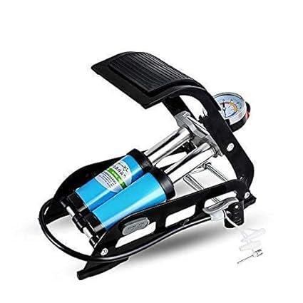 Double Cylinder Portable High Pressure Foot Air Pump Compressor for Car and Bike Air Pump for Motorbike,Cars,Bicycle,for Football,Cycle Pumps for Bicycle,car air Pump for tubeless