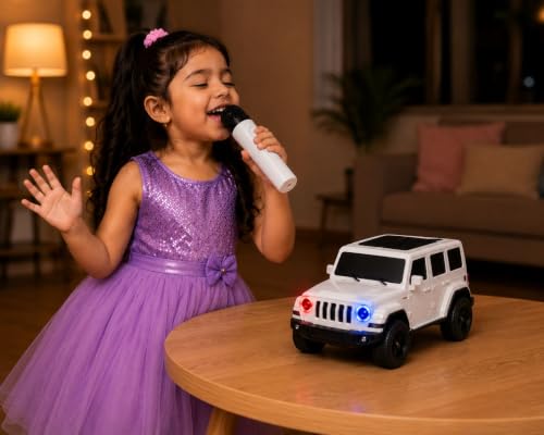 Image of Thar Bluetooth Wireless Speaker with Mic, 20W Powerful Sound, RGB Lights, Karaoke, TWS, USB, TF Card & FM Radio