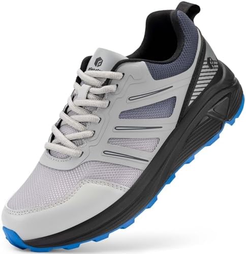 FitVille Extra Wide Sneakers for Men with Wide Toe Box, Lightweight Trail Running Shoes for Diabetic Men, Flat Feet, Heel Pain & Plantar Fasciitis Relief