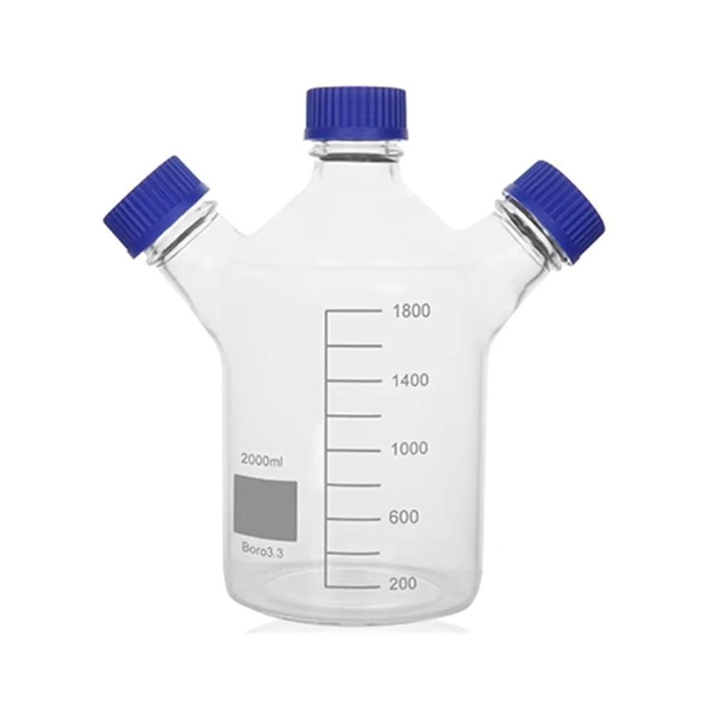 Laborgeräte und -ausrüstung Labor Drei Lagerung Flasche 3-Hals Glas Mobile Phase Kolben Mit GL45 Seite Hals(1000ML)