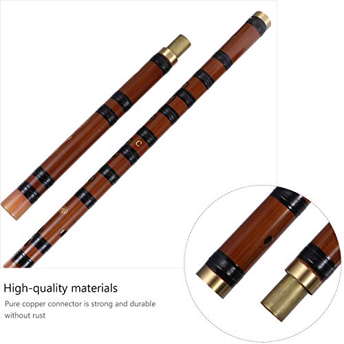 Artibetter 1 Set Bamboo Flute For Beginners Chinese Bamboo Flute Long Flute With Storage Box Detachable Flute Traditional Musical Instrument (Key C) #TOP5