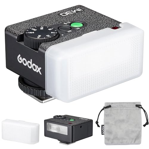 Godox iM30 Mini Flash with Diffuser for Canon,...