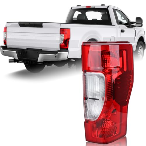 Duolctrams Tail Light Rear Lamp Assembly Compatible for 2020 2021 2022 Ford F250/F350/F450 Super Duty Non-Blind Spot w/o Bulbs (Halogen Type) Right Passenger Side LC3Z-13404-C FO2801278