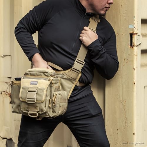 Maxpedition Torba na ramię Jumbo Versipack - khaki, 3,5 l, Khaki, Rozmiar Uniwersalny