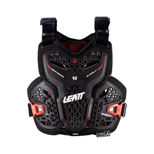Leatt Chest Protector 4.5 Hybrid Junior (Black, L-XL 147-159cm)