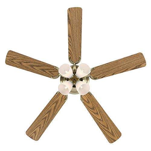 Westinghouse Lighting 7232200 Contempra Iv Indoor Ceiling Fan With Light, 52 Inch, Brass #TOP3