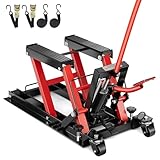 Motorcycle Jack 1500 Lbs Hydraulic Motorcycle Lift (Crimson)