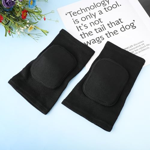 Sibba Kompressions Ellenbogenschützer Schulterstützung Fitness Knieschützer Volleyball Basketball Atmungsaktive Ellbogenumschläge Für Kinder Herren Und Frauen (Voll Schwarz)