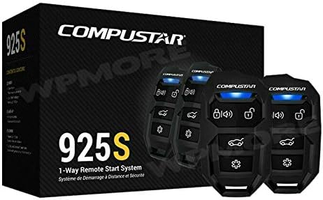 Compustar CS925S 4-Button 1 Way Remote Start System (up to 1500' Range)