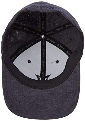 Hurley Men’s Hat – Phantom Flexfit Fitted Baseball Cap, Size Small-Medium, Black #TOP3