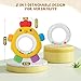 Easter Baby Teething Toys with Rattle for 3-6 6-12 Months, Food Grade Infant Newborn Teether, Baby Essentials Teething Relief, Baby Easter Basket Stuffers Gifts Toys