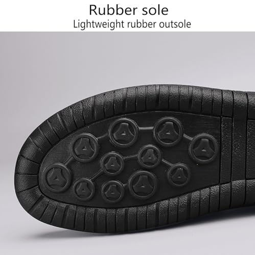 Men's Classic Vintage Leather Hand Stitched Flat Loafers Outdoor Comfortable Non-Slip Lightweight Driving Casual Shoes4