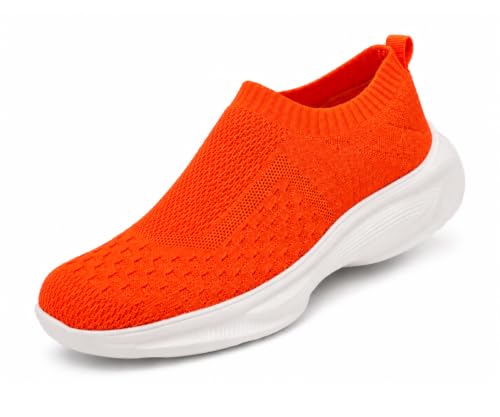 Image of Kraasa Trial Running Shoes with Lightweight Memory Insole | Breathable, Anti-Skid Knit Sneaker, Walking & Gym Shoes