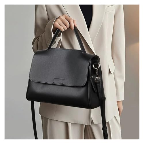 Sac à main en cuir véritable pour femmes fini les sacs déformés - 2