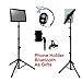 T-SIGN IPad Tripod Tablet Stand, Reinforced Mount Foldable Floor, Height Adjustable 360 Rotating for More 7 to 12 Inch Tablets, Carrying Case, Phone Holder, Bluetooth Remote Control