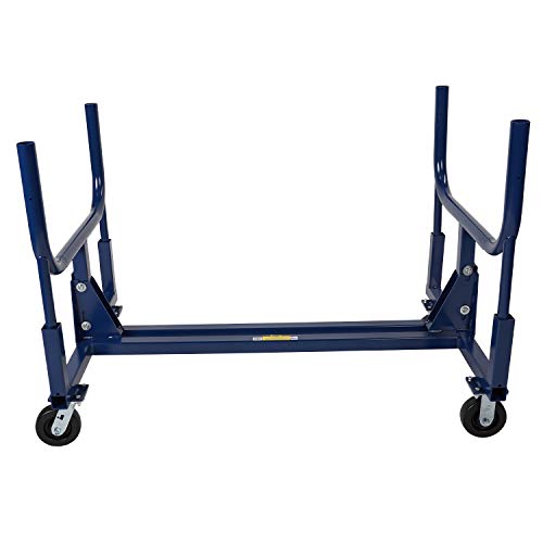 CURRENT TOOLS 507 Conduit Bundler - 1 000 LB Capacity Heavy Duty Conduit Cart with Large 6” Casters; Two Swivel & Two Fixed , Blue