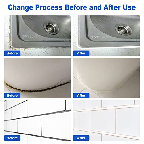 5 Pcs Tile Grout Pen Set in White for Wall and Floor Repair - Restoring Joints in Bathrooms and Kitchen