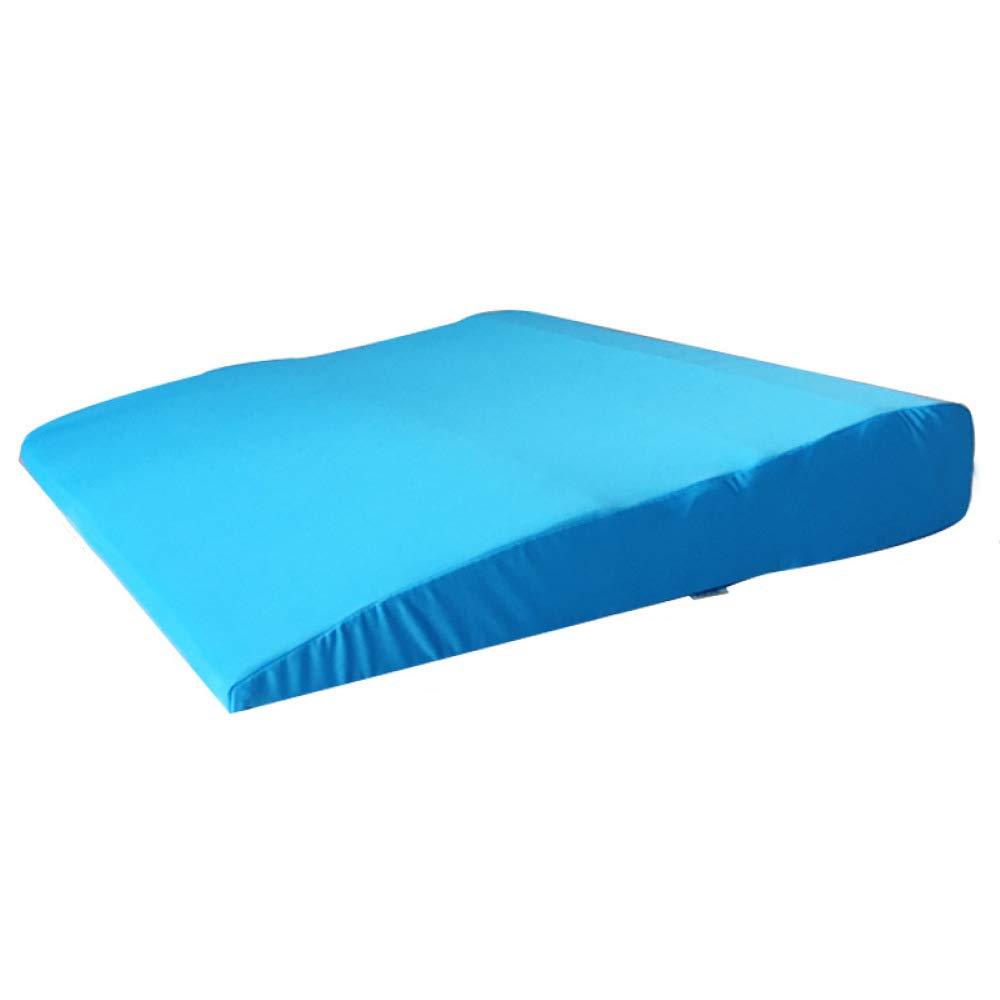 Medical Venenkissen, Venenkeil, Entspannungskissen - Aus Weichem Baumwoll - Abnehmbarer, Waschbarer Bezug - 59x60x10 cm,Blue