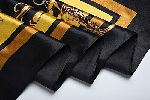 Corciova CORCIOVA-160310157-3 Large Square Satin Silk Like Lightweight Scarfs Hair Sleeping Wraps thumb #6