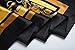 corciova Large Square Satin Silk Lightweight Scarf Hair Wrap Women Black Chain Headband Sleeping at Night Fashion Headscarf