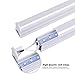 Produktbild 2 Pack 14W Leuchtstoffröhre LED T5 LED Lichtleiste 90cm 1200lm 3000k Warmweiß LED Tube Leuchtstoffröhre Wasserdicht IP20 für Garage Schrank Wohnzimmer Schlafzimmer Flur Bürobeleuchtung