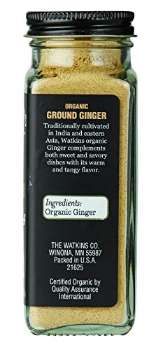 Image of Watkins Organic Ground Ginger, 2 Ounce Jar, 3-Pack