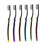TOVINANNA 6St Zahnbürste mundhygiene travel toothbrush clean Zahnfleischpflege kohlebürsten Zahnwechsel