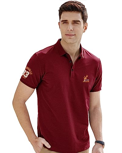 Image of Men's Regular Fit Solid Polo T Shirt |Half Sleeves Collar Tshirts for Men| Casual Tshirt