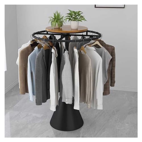 Penderie circulaire rotative pour optimiser le rangement des petits espaces