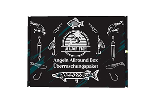 Foto von Major Fish Angelbox Allround Wundertüte mit Angelzubehör & Köder Angelset als Geschenk für Angler
