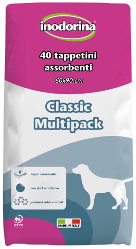 Inodorina inodorina 40 tappetini assorbenti 60x90 classic multipack