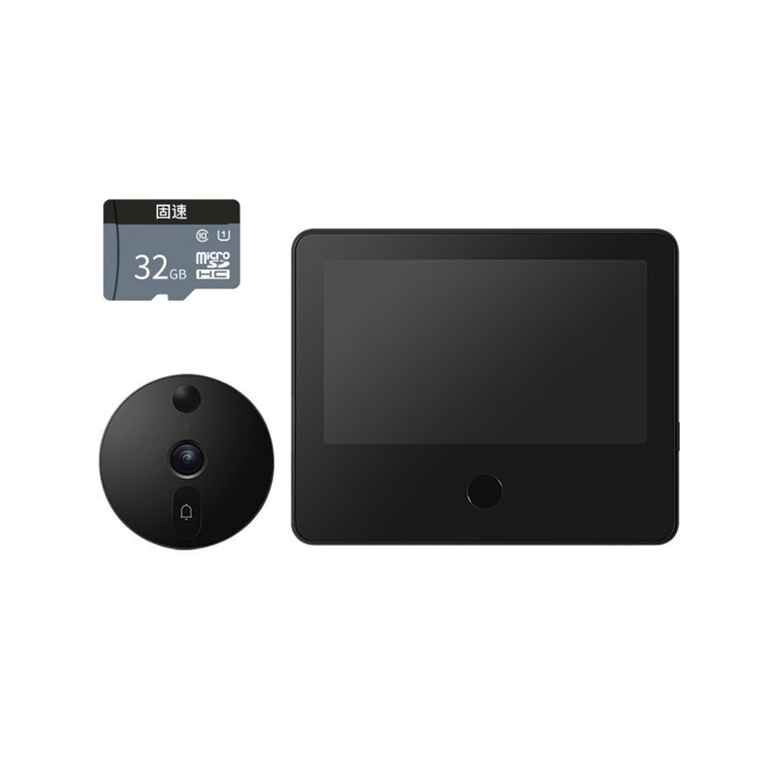 Interphone vidéo Intelligent pour Maison, caméra sans Fil Wi-FI Cat-Eye 1S, Sonnette vidéo avec Judas, Vision Nocturne Infrarouge HD 1080p
