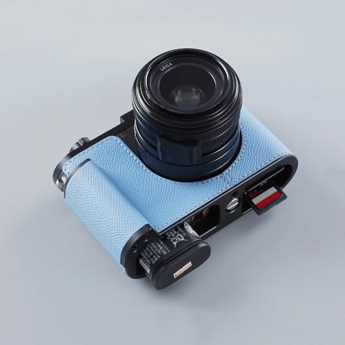 Funda media para cámara Leica Q3 en cuero y aluminio miniatura 4