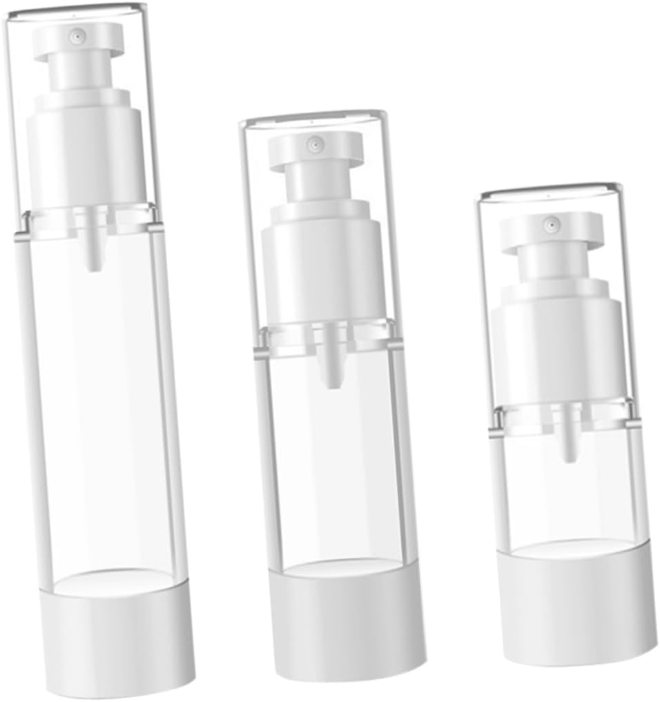 3pcs 50ml Refillable Glass Spray Bottles for Travel Makeup