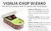 Vidalia Chop Wizard, Vegetable and Fruit Chopper with 2 Cup Base, Stainless Steel Blades, Dishwasher Safe