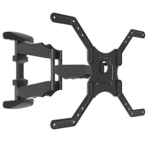 TURN L Schwenkbare TV wandhalterung für 40-65 Zoll Fernseher | Neigbar | Wandhalter für LCD, LED, QLED und OLED Fernseher | Universelle