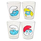 Smurfs Shot Glasses Character Barware (Set of 4)