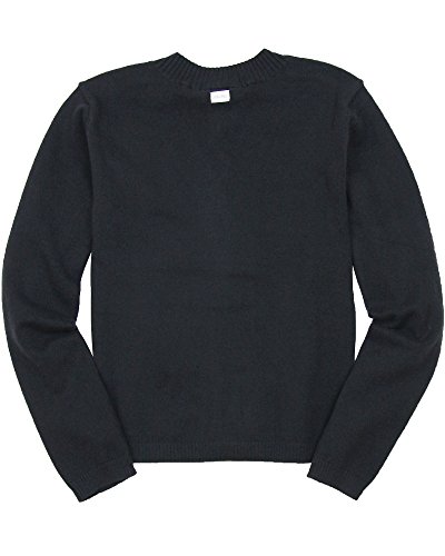 Le Chic Girl's Dark Gray Cardigan with Sequin Bows, Sizes 3-14 (14/164)2