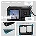 FitStill Black Silicone Sleeve Case for Go Pro Hero 12/Hero 11/Hero 10/Hero 9 Black,Battery Side Cover&Screen Protectors& Lens Caps&Lanyard for Go Pro Hero 12/11/10/9 Black Accessories Kit