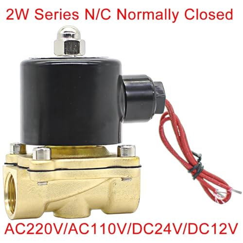 Électrovanne pneumatique compatible eau et huile vanne fermée 2W DN40 24V - 6