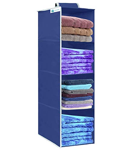 Image of Hanging Organizer (Blue, Pack of 1 (4 Shelf))