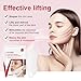 10 Pack V Line Lifting Mask, Collagen V Line Chin Strap,V Shaped Contouring Face Lifting Masks, Firming & Skin Tightening for Sharp & Sculpted Contour, Improves Jawline, Hydrating Face Masks Skincare