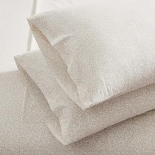 Image of Laura Ashley - Cotton Twin Sheet Set with Pillowcase, Deep Pocket