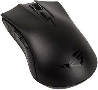 ASUS ROG Strix Carry Ergonomic Optical Gaming Mouse with Dual 2.4 GHz/Bluetooth Wireless Connectivity, 7200-DPI Sensor and ROG-Exclusive Switch Socket Design