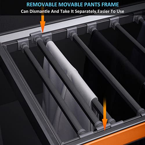 Perchero ajustable multifuncional para pantalones abrigos y armarios 7
