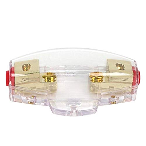 Porte-fusible ANL transparent VIAIR contre les surcharges électriques avec fusible 80 A pour fil 4/8